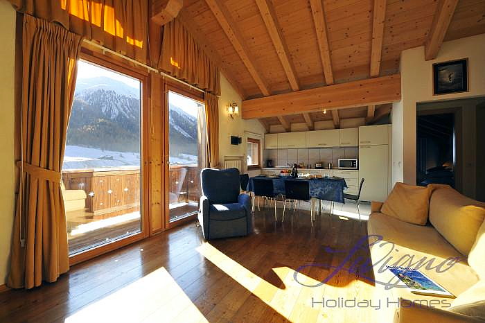 Ruim appartement direct aan de piste